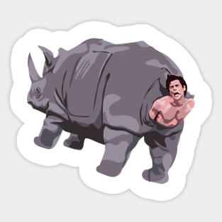 Ace Rhino Sticker